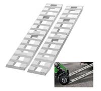 VEVOR Rampa de Carga de Aluminio 2 Piezas 183 x 38 cm Rampa de Acceso Capacidad de Carga de 2721,6 kg Ligera y Portátil para Motocicleta Todoterreno, Remolque, ATV, UTV, Tractor, Cortacésped