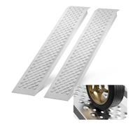 VEVOR Rampa de Carga de Aluminio 2 Piezas 2160 x 1375 mm Rampa de Acceso Capacidad de Carga de 399,2 kg Ligera y Portátil para Motocicleta Todoterreno, Remolque, ATV, UTV, Tractor, Cortacésped
