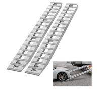 VEVOR Rampa de Carga de Aluminio 2 Piezas 274,5 x 38 cm Rampa de Acceso Capacidad de Carga de 4535,9 kg Ligera y Portátil para Motocicleta Todoterreno, Remolque, ATV, UTV, Tractor, Cortacésped