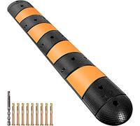 VEVOR Rampa de Protección de Cable 1 Pieza de 2 Canales Pasacables de Suelo 3 x 4 cm Protector de Cables de Caucho Capacidad de Carga de 9980 kg para Garajes, Caminos, Entradas de Vehículos