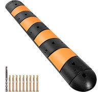 VEVOR Rampa de Protección de Cable 1 Pieza de 2 Canales Pasacables de Suelo 3 x 4 cm Protector de Cables de Caucho Capacidad de Carga de 9980 kg para Garajes, Caminos, Entradas de Vehículos