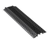 VEVOR Rampa de Protección de Cable 1 Pieza Protector de Cables para Suelo Capacidad de Carga de 7938 kg para Zonas de Alto Tránsito Peatonal, para Interiores, Exteriores, Hogar, Oficina, Almacén