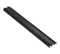 VEVOR Rampa de Protección de Cable Canaleta Para Cable 1 Pieza 1 Vía Canaleta Pasacables de Suelo Canal de 4 x 1,3 cm Protector de Cables de Tpr 100x13x2 cm