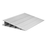 VEVOR Rampa de Umbral 550x865x115 mm, Rampa de Aleación de Aluminio para Bordillos Entrada, Capacidad de Carga de 362,9 kg, para Sillas de Ruedas, Scooters, Sillas Eléctricas, Escaleras de Casa