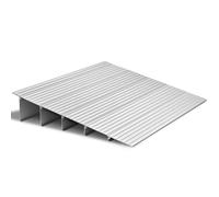 VEVOR Rampa de Umbral 677x865x138 mm, Rampa de Aleación de Aluminio para Bordillos Entrada, Capacidad de Carga de 362,9 kg, para Sillas de Ruedas, Scooters, Sillas Eléctricas, Escaleras de Casa