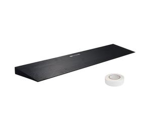 VEVOR Rampa de Umbral Cortable Altura de 4 cm Rampa de Goma Antideslizante para Silla de Ruedas Ancho de 90cm Carga de 15 t Rampa de Acceso Antideslizante Banda Adhesiva Doble Cara para Entrada Puerta