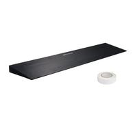 VEVOR Rampa de Umbral Cortable Elevación Sólida de 3 cm Rampa de Goma para Silla de Ruedas Ancho de 90cm Carga de 15 t Rampa de Acceso Antideslizante Banda Adhesiva Doble Cara para Entrada Puerta Baño