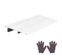 VEVOR Rampa de Umbral Elevación de 5,08 cm, Rampa de Aleación de Aluminio para Bordillos Entrada, Capacidad de Carga de 363 kg, para Sillas de Ruedas, Scooters, Sillas Eléctricas, Escaleras de Casa