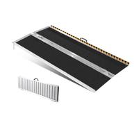 VEVOR Rampa para silla de ruedas, capacidad de 800 libras rampa de umbral plegable portátil de aluminio antideslizante de 72 pulgadas para scooter, discapacitados, escalones, hogar, escaleras, puertas