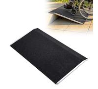 VEVOR Rampa para Silla de Ruedas de 810 x 390 mm, Rampa de Umbral de Aluminio Antideslizante, Capacidad de Carga 181,4 kg, Plataforma para Puertas, Entradas, Garajes, Andadores, Carros y Scooters