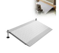 VEVOR Rampa para Silla de Ruedas de Hierro 1080 x 590 mm, Rampa de Umbral Antideslizante, Plataforma Capacidad de Carga 453,6 kg para Garajes, Carretillas, Puertas, Andadores, Scooters y Escalones