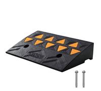 VEVOR Rampa de Goma para Bordillo 1 PC de Caucho Elevación de 10,8 cm Carga 15 T