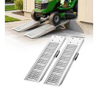 VEVOR Rampas de Carga de Acero para Remolques 2 Piezas, Rampas para Tractor 985 x 225 x 65 mm, Superficie Antideslizante, Capacidad Combinada de 544 kg, para Motocicletas, Cortadoras de Césped
