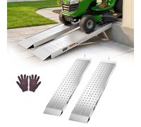 VEVOR Rampas de Carga de Aluminio para Remolques 2 Piezas, Rampas para Tractor 1396 x 304 x 55 mm, Superficie Antideslizante, Capacidad Combinada de 1360 kg, para Motocicletas, Cortadoras de Césped