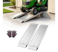 VEVOR Rampas de Carga de Aluminio para Remolques 2 Piezas, Rampas para Tractor 999 x 304 x 55 mm, Superficie Antideslizante, Capacidad Combinada de 1360 kg, para Motocicletas, Cortadoras de Césped
