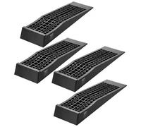 VEVOR Rampas para Coche, Portátiles y Planas, para Mantenimiento de Garajes, Cambio de Aceite y Vehículos de Chasis Bajo, Capacidad de Carga 9072 kg, Ayuda para Subir, 697 x 200 x 76 mm, 4 uds