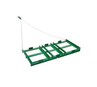 VEVOR Rastrillo de Arrastre 122 cm con Cadena de 183 mm Rastrillo para Nivelación de Caminos de Acceso para Vehículos Todo Terreno, UTV, Tractores, Cortacéspedes, Herramienta de Nivelación de Césped