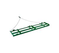 VEVOR Rastrillo de Arrastre 243,5x50 cm Cadena de 183 mm Rastrillo para Nivelación de Caminos de Acceso para Vehículos Todo Terreno, UTV, Tractores, Cortacéspedes, Herramienta de Nivelación de Césped