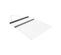 VEVOR Rastrillo de Arrastre de Acero Q235 Rastrillo de Cadena 121,9 x 152,4 cm Accesorios para Tractores UTV para Nivelar Paisajes Césped Rastrillo Duradero para Caminos de Grava, Granjas, Jardines