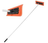 VEVOR Rastrillo de Nieve para Techo 225-562 cm con Raspador de 450 mm, Herramienta de Eliminación de Nieve, Mango Antideslizante, Protectoras de Techo con Ruedas para Hojas Caídas, Escombros