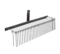 VEVOR Rastrillo de Remolque detrás de Paisaje Rastrillo de Remolque de 1830 mm con 32 Púas Rastrillo de Césped de 3 Puntos con Accesorios para Tractor Rastrillo de Paisaje para Jardín, Granja, Césped