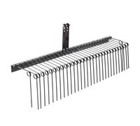 VEVOR Rastrillo de Remolque detrás de Paisaje Rastrillo de Remolque de 1830 mm con 32 Púas Rastrillo de Césped de 3 Puntos con Accesorios para Tractor Rastrillo de Paisaje para Jardín, Granja, Césped