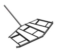 VEVOR Rastrillo Nivelador de Césped de Caminos de Entrada 2200 mm Nivelador de Tierras Agrícolas de Acero Q235 Barra Ajustable Herramienta de Nivelación para ATV, UTV, Tractor de Césped de Jardín