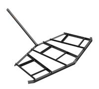 VEVOR Rastrillo Nivelador de Césped de Caminos de Entrada 2200 mm Nivelador de Tierras Agrícolas de Acero Q235 Barra Ajustable Herramienta de Nivelación para ATV, UTV, Tractor de Césped de Jardín