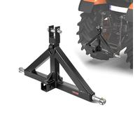 VEVOR Receptor de Enganche de 3 Puntos con Receptor de 50,8 mm, Capacidad de 1360,78 kg Adaptador de Barra de Remolque para Tractor, Compatible con Kubota, Mahindra, John Deere, Massey Ferguson