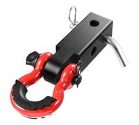 VEVOR Receptor de Enganche de Grillete para Receptor de 50 mm, Resistencia a la Rotura de 29,9 T, Grillete de Anillo en D de Aleación de Aluminio para Camión, Jeep, Recuperación de Vehículo Todoterren