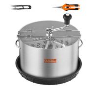 VEVOR Recortadora de Cogollos Manual 39,5 cm con Cuchillas de Acero Inoxidable Peladora con Par de Tijeras Podadora de Mano con Cuchilla Dentada Incluye Cortadora de Hierba Seca Húmeda para Hierbas