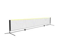 VEVOR Red de Bádminton, Red de Voleibol Ajustable en Altura, 606x155x103 cm, Juego de Red de Tenis Portátil con Postes, Soporte, Bolsa, Raquetas, Volantes de Nailon, Uso en Interior y Exterior
