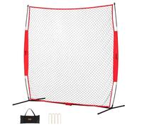 VEVOR Red de Barrera para Barricada, Red de Barrera Deportiva de 2380x1070x2120mm Equipo de Práctica Portátil con Bolsa de Transporte, Red de Protección para Entrenamiento de Béisbol, Softball