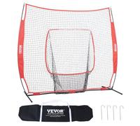 VEVOR Red de Entrenamiento de béisbol y softbol de 84 x 83 Pulgadas, Red para Golpear, atrapar, lanzar, Equipo de béisbol con Bolsa de Transporte y Zona de Golpe para jóvenes al Aire Libre