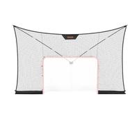 VEVOR Red de Hockey con Cobertura Extendida 366 x 213,4 cm (Solo LA Red), Duradera, Equipo de Entrenamiento Ligero y Portátil, Varillas de Soporte de Fibra de Vidrio, para Jóvenes, Adultos, Jardín