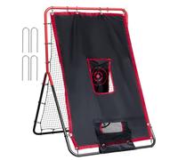 VEVOR - Red de Rebote de béisbol y sóftbol, Red de Lanzamiento de béisbol, Red de Rebote de Entrenamiento de Lanzamiento de Voleibol con Objetivo de Lanzamiento, Red de Rebote de Campo para Todos los