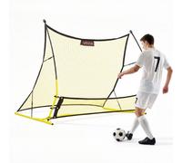 VEVOR Red de Rebote para Fútbol 1700 x 1500 mm, Portería de Fútbol, Postes de Fibra de Vidrio y Tubo de Hierro para Control Individual y en Equipo, Práctica de Pases, para Adolescentes y Adultos
