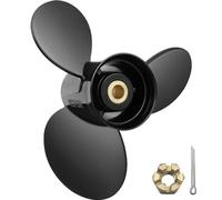 VEVOR Reemplazo de Hélice Fuera de Borda OEM 3817469 Diámetro de 36,2cm Paso 53,3cm 3 Palas Hélice de Barco de Aluminio Compatible con Volvo Penta SX Drive Todos los Modelos con Estrías De 19 Dientes