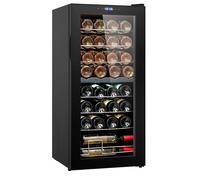 VEVOR Refrigerador de Vino Independiente de Dos Zonas Luz LED 430 x 450 x 943 mm