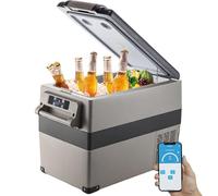 VEVOR Nevera Portatil Coche 45L Nevera de Absorción Portátil, Neveras de Gas Butano Nevera Coche Nevera Termoeléctrica Portátil Nevera Portatil Electrica Nevera Camping Nevera Trivalente Nevera Vinos