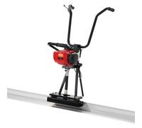 VEVOR Regla Eléctrica para Hormigón Gas 1830 mm Kit Flotador de Barra de Borde Recto de Aluminio 6500 rpm Acabado Cemento de 4 Tiempos con Mangos Regulables en Altura Herramienta para Hormigón