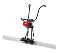 VEVOR Regla Eléctrica para Hormigón Gas 2445 mm Kit Flotador de Barra de Borde Recto de Aluminio 6500 rpm Acabado Cemento de 4 Tiempos con Mangos Regulables en Altura Herramienta para Hormigón