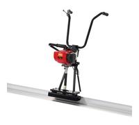 VEVOR Regla Eléctrica para Hormigón Gas 3370 mm Kit Flotador de Barra de Borde Recto de Aluminio 6500 rpm Acabado Cemento de 4 Tiempos con Mangos Regulables en Altura Herramienta para Hormigón