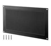 VEVOR Rejilla de Ventilación para Espacios Reducidos 406,4 x 203,2 mm, para Reducir Daños y Riesgos en los Cimientos, Montaje en Pared, Ideal para Garajes y Cerramientos de Altura Completa, Negro