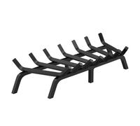 VEVOR Rejilla para Leños para Chimenea, Negro