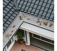 VEVOR Rejilla Protectora para Canalones, Ancho de 152 mm, Largo de 63,4 m