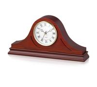 VEVOR Reloj de Repisa de Madera Silencioso Altura de 335x164x60mm Movimiento de Cuarzo