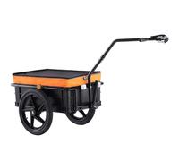 VEVOR Remolque de carga para bicicleta, capacidad de carga de 88/100/160 libras, carrito de bicicleta resistente, almacenamiento compacto plegable con enganche universal