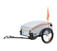 VEVOR Remolque para Bicicleta Capacidad de Carga de 45kg Carro de Transporte Almacenamiento Compacto Plegable con Enganche Cubierta Impermeable Ruedas 406mm para Ruedas de Bicicleta de 558,8-711,2 mm