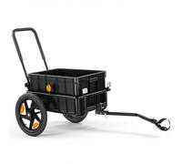 VEVOR Remolque para Bicicleta Capacidad de Carga de kg Carro para Bicicleta Almacenamiento Compacto Plegable con Enganche Universal Ruedas de mm para Bicicleta con Ruedas
